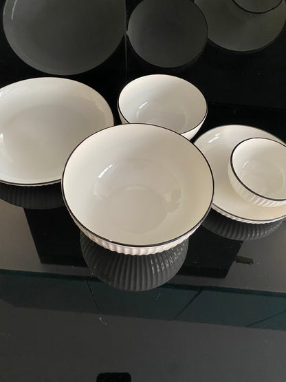 Serving Ceramic Plates 25 CM
