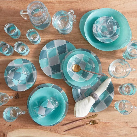 Luminarc set of 46. Carron Ocean