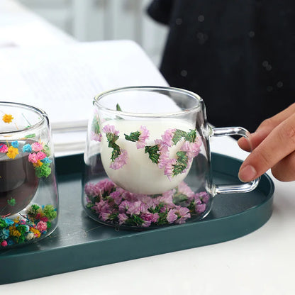 220ML COFFEE CUP WITH FLOWER HANDLE