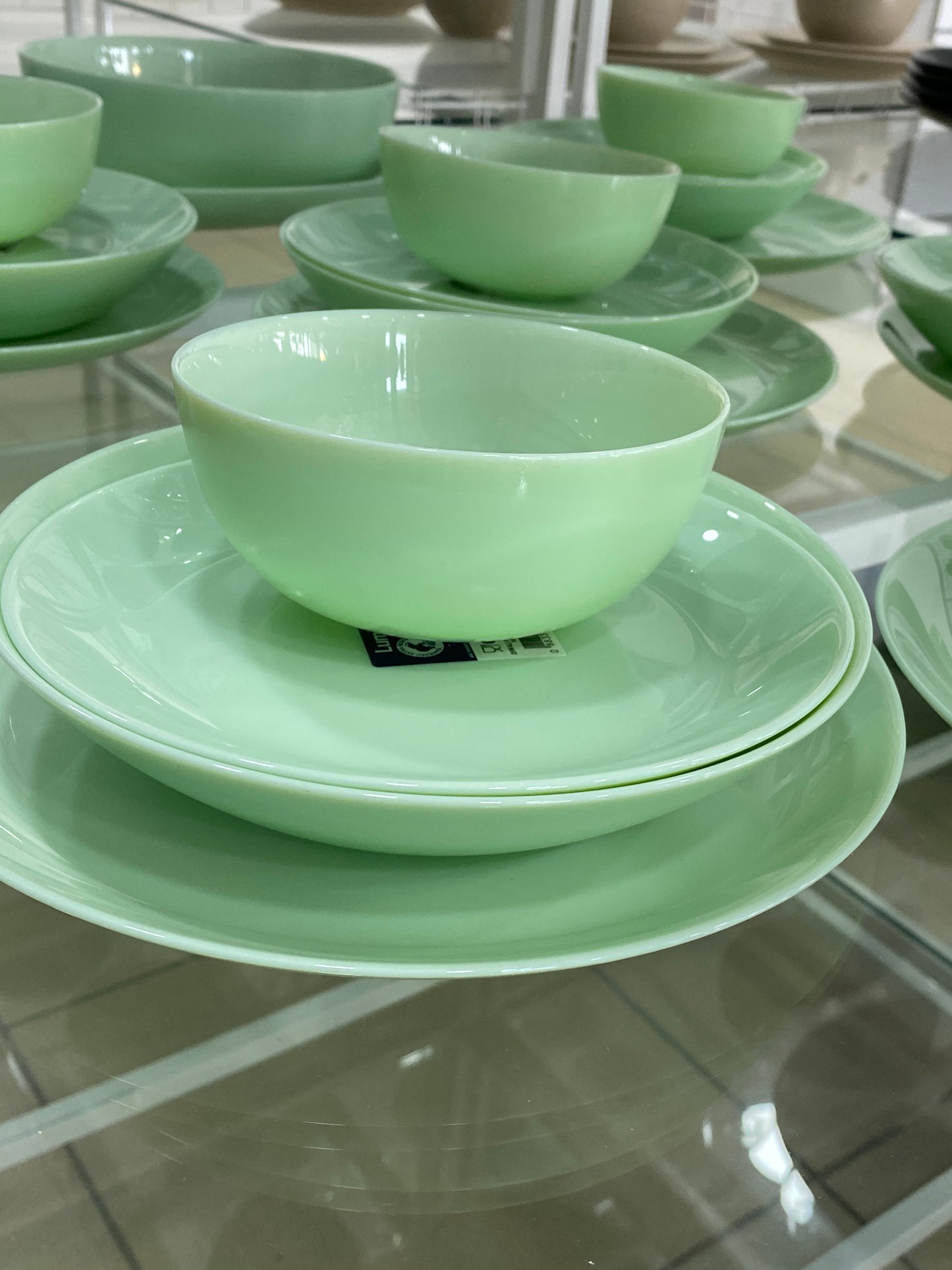 Luminarc carine Green  dinnerware set - 26 pcs