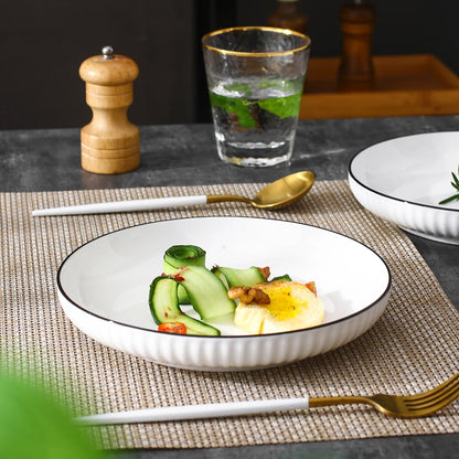 Serving Ceramic Plates 25 CM