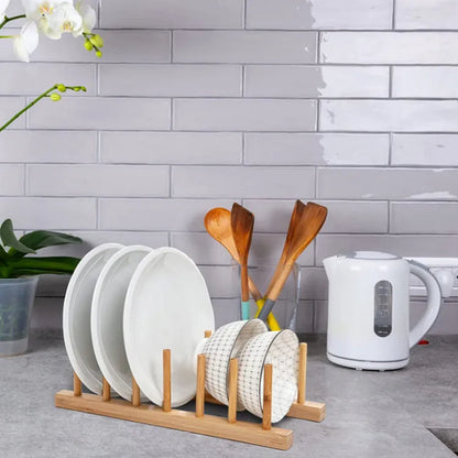 Bamboo dish rack