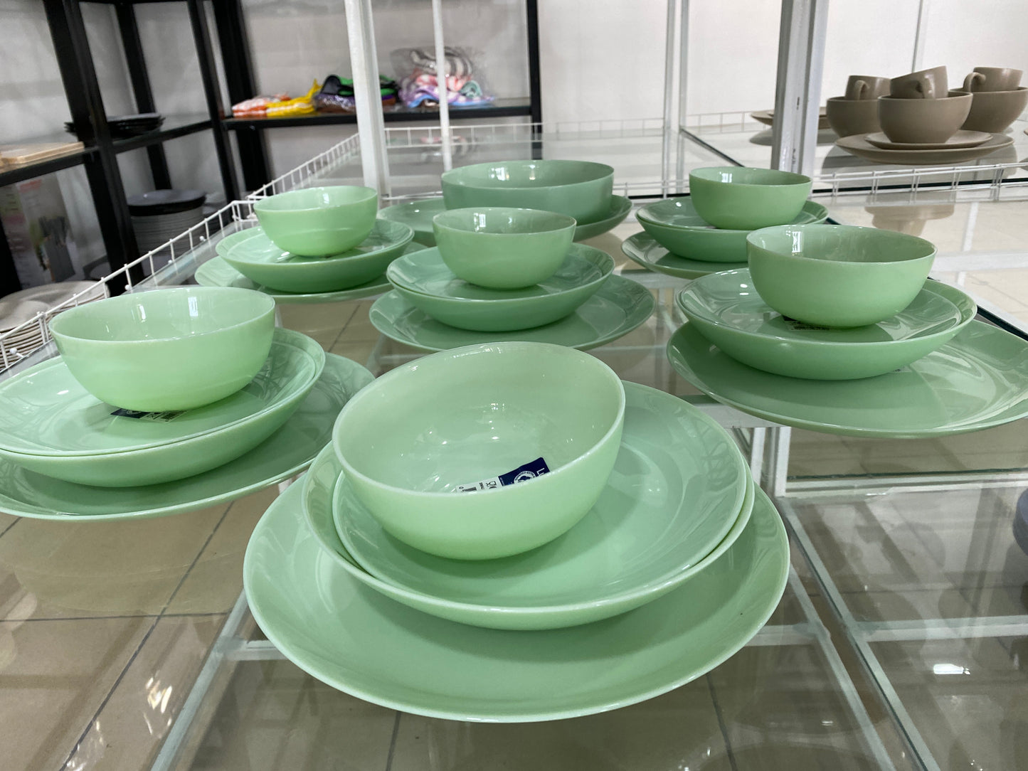 Luminarc carine Green  dinnerware set - 26 pcs