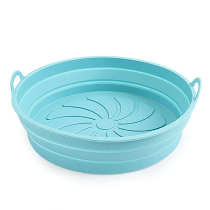 Gustave Reusable Silicone Air Fryer Liner Pot, Foldable, Non-Stick, Easy Clean
