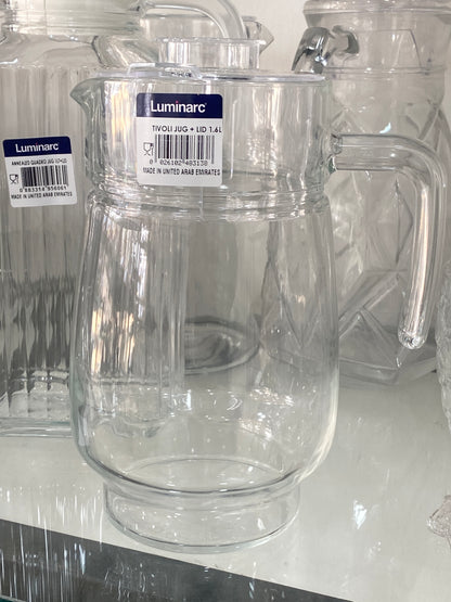 Luminarc Glass Jug. Tivoli. 1.6L