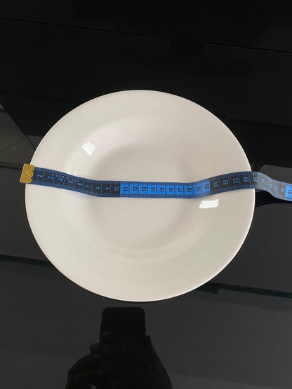 Classic White Ceramic Plate Set – Timeless Elegance for Every Occasion