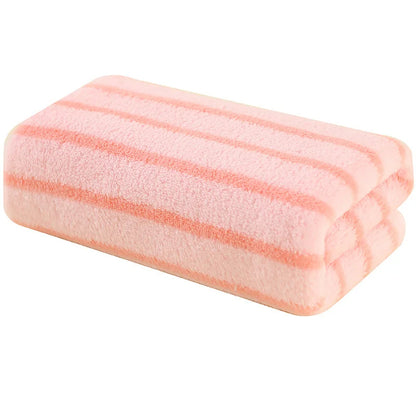 Coral velvet towel. Set of 4