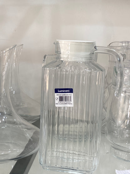 Luminarc Glass Jug. Annealed Quadro