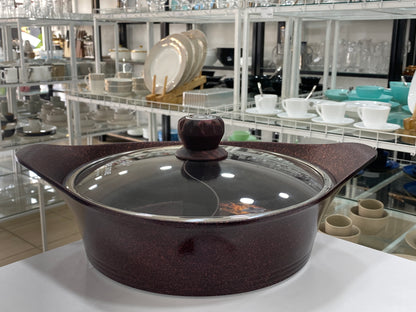 Classical Dual Granite Non-Stick Coking Pot- 2 in 1