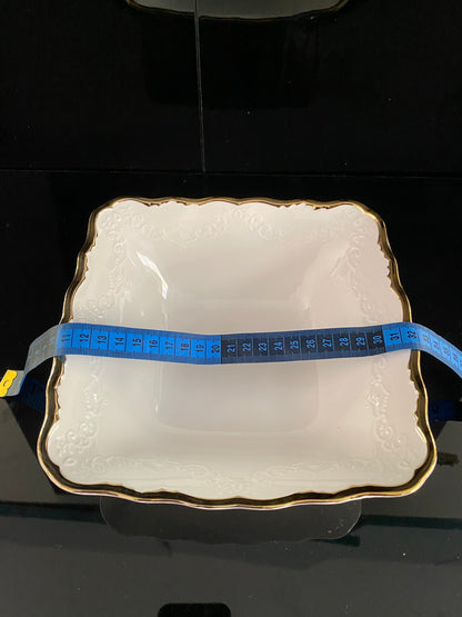 Porcelain Gold Gilt Bowl 20 cm