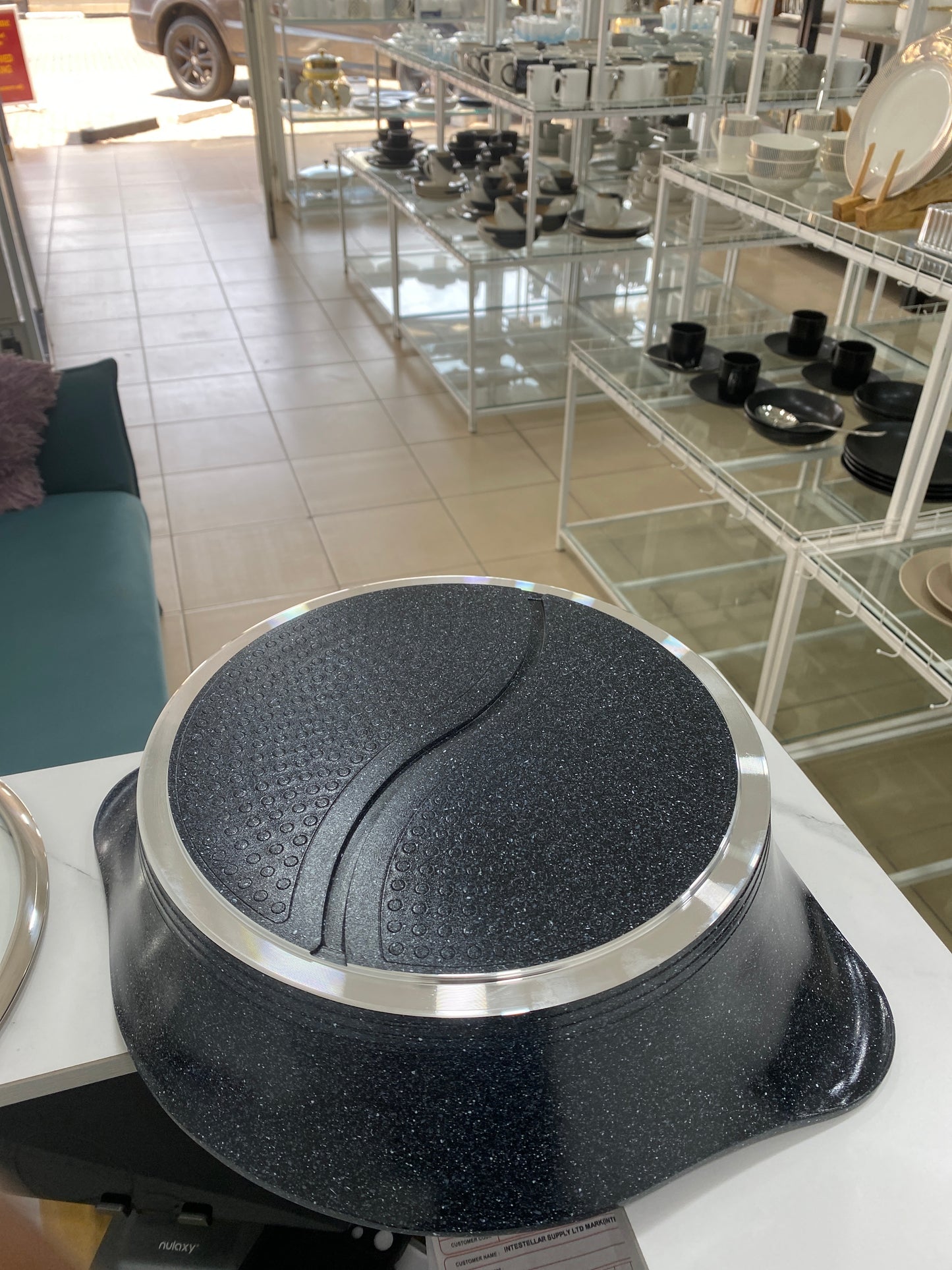 Classical Dual Granite Non-Stick Coking Pot- 2 in 1