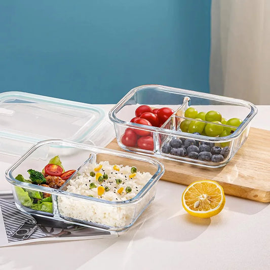 Borosilicate Glass Lunch Box – Leak-Proof Food Storage Container