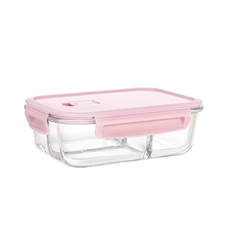 Borosilicate Glass Lunch Box – Leak-Proof Food Storage Container