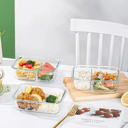 Borosilicate Glass Lunch Box – Leak-Proof Food Storage Container