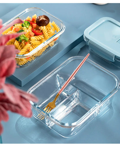 Borosilicate Glass Lunch Box – Leak-Proof Food Storage Container