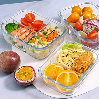 Borosilicate Glass Lunch Box – Leak-Proof Food Storage Container