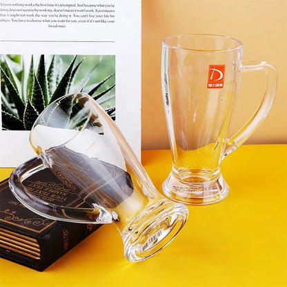 650ML Large Capacity Freezer Beer Mug with Handle for Cold Beverages