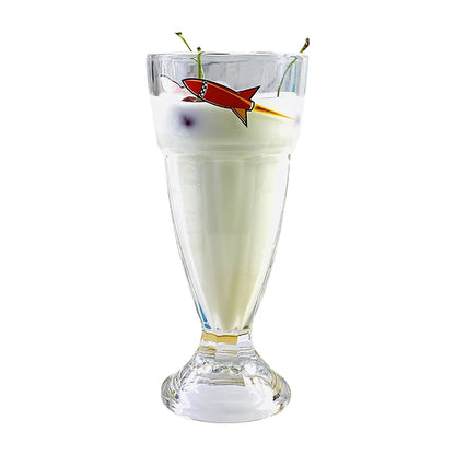Lead-Free Hand-Blown Glass Juice Smoothie Ice Cream Cup Dessert Container