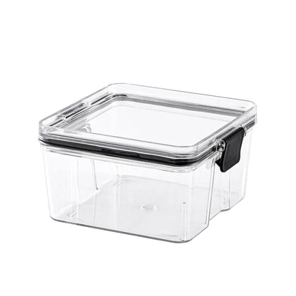 Thickened Clear Plastic Airtight Food Storage Containers with Secure Buckle Lids