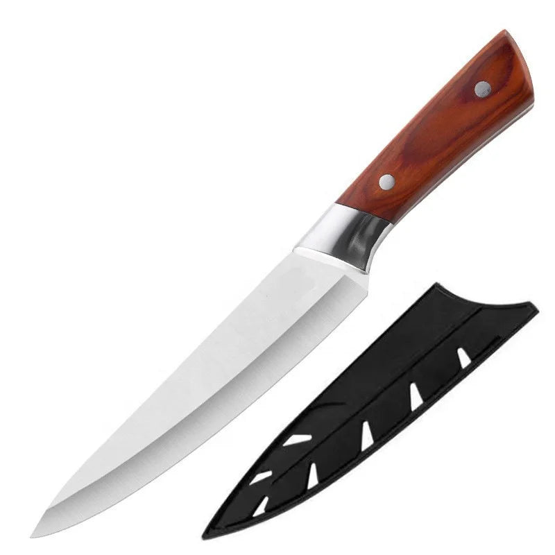 Handmade Professional Stainless Steel Boning Knife with Durable Plastic Handle