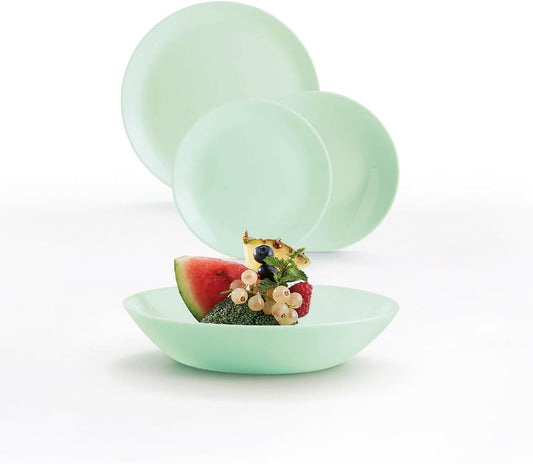 Luminarc carine Green  dinnerware set - 26 pcs