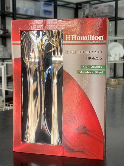 Hamilton cutlery set. 12 Folks and Spoon