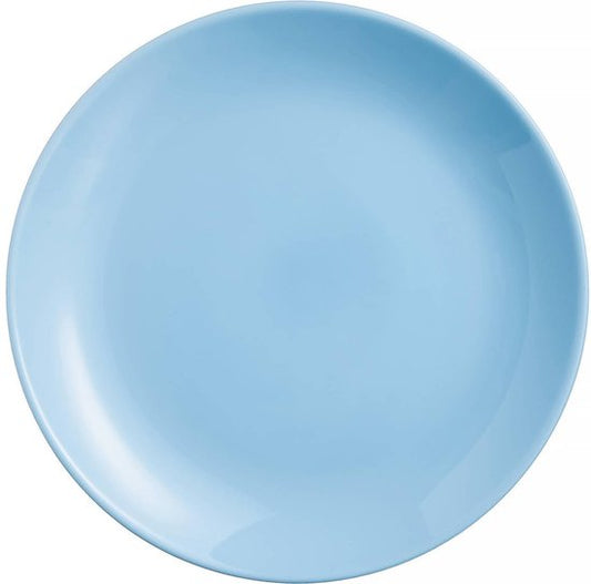 Luminarc Plate 27 cm Blue. Isahani ya Lumininake,