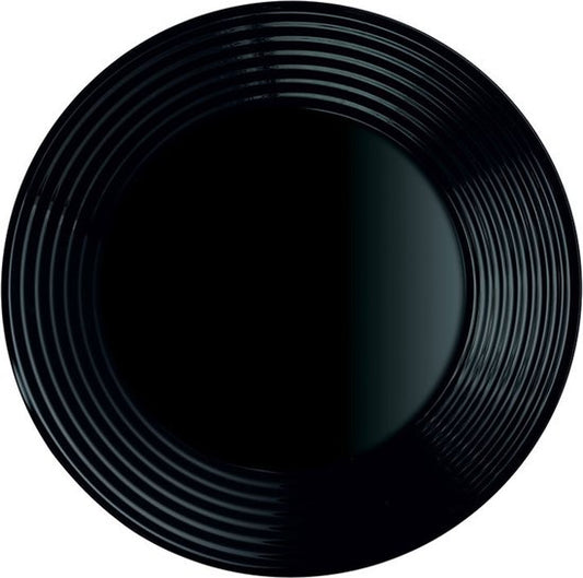 Luminarc Plate 27 cm black( Temp Essence). Isahani ya Luminirake, Umukara