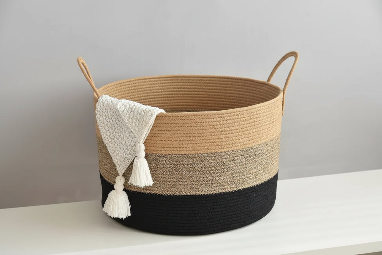 Woven Laundry Basket