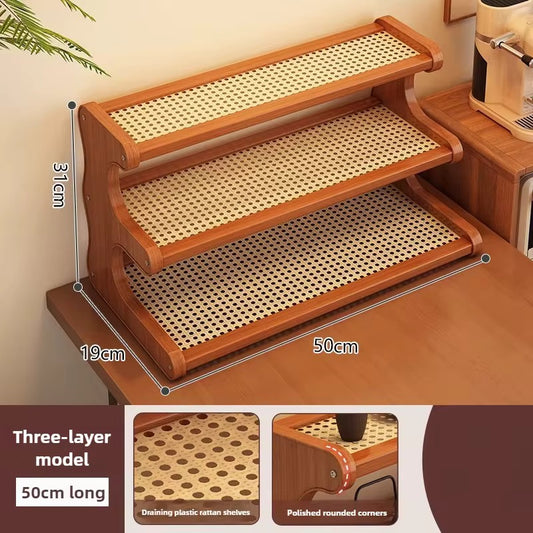 Wooden storage racks