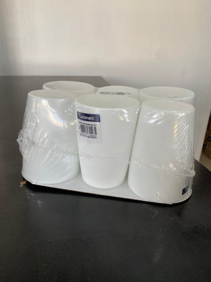 New morning Luminarc mug set of six. Amatases atandatu ya Luminirake
