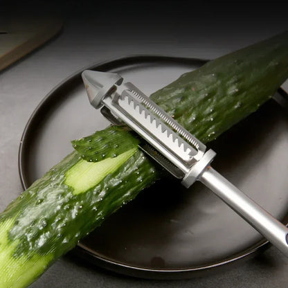 3-in-1 Kitchen Peeler: Potato, Fruit, Melon Slicer Shredder