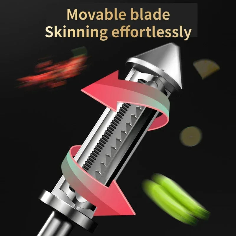 3-in-1 Kitchen Peeler: Potato, Fruit, Melon Slicer Shredder