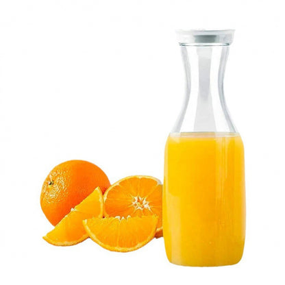 1500ml Clear Plastic Juice Milk Cold Water Bottle with Sealed Lid