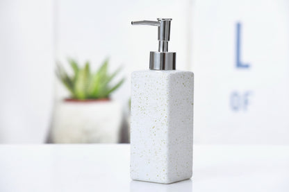 Modern Glass Soap Dispenser Bottle for Shampoo, Shower Gel, 350ml