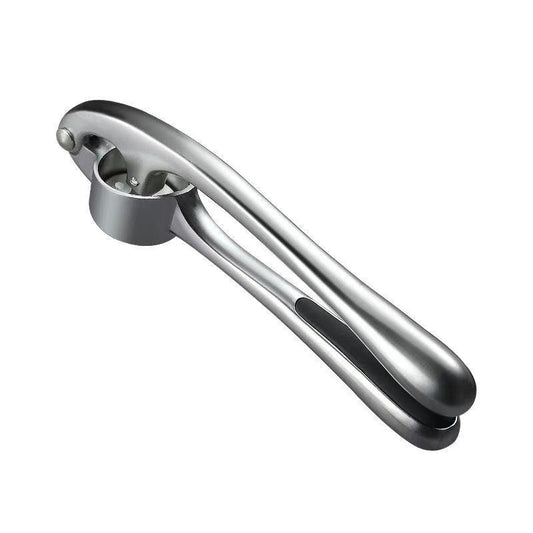 Heavy-Duty Zinc Alloy Manual Garlic Press & Peeler Tool for Kitchen