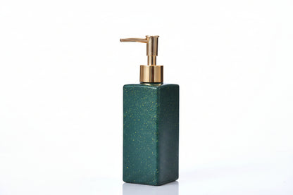 Modern Glass Soap Dispenser Bottle for Shampoo, Shower Gel, 350ml