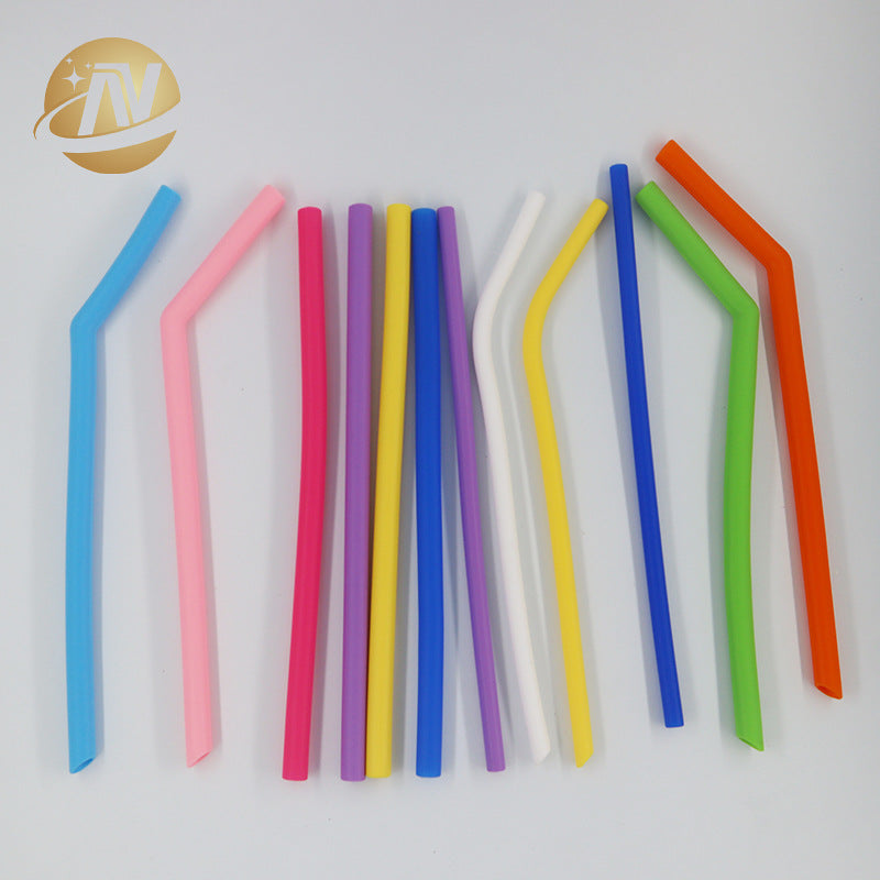 Durable Reusable Silicone Straw for Kids - Portable, Eco-Friendly, Home Use