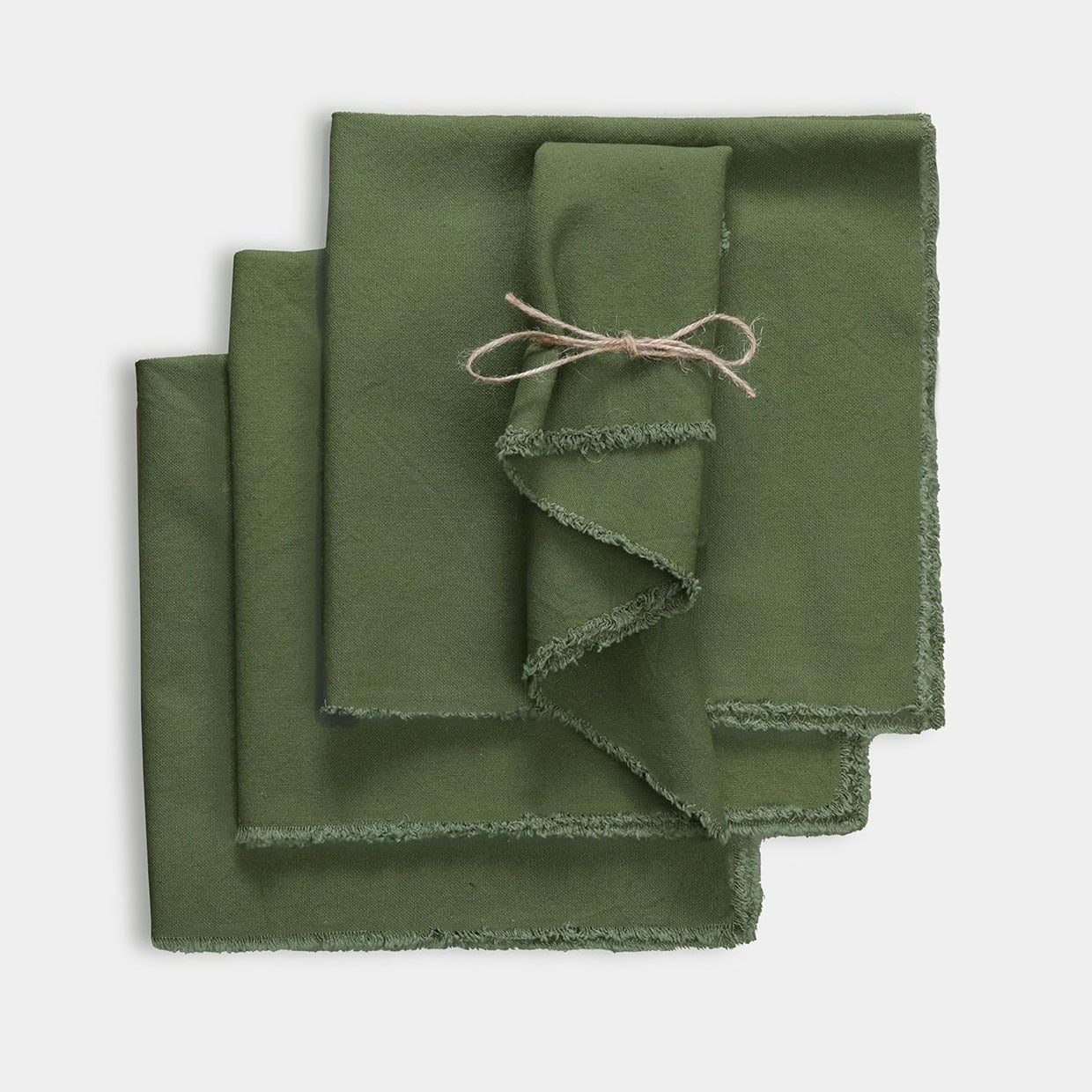 Elegant Cotton Linen Napkins Placemats, Simple Nordic Table Decor, 45x45cm Square