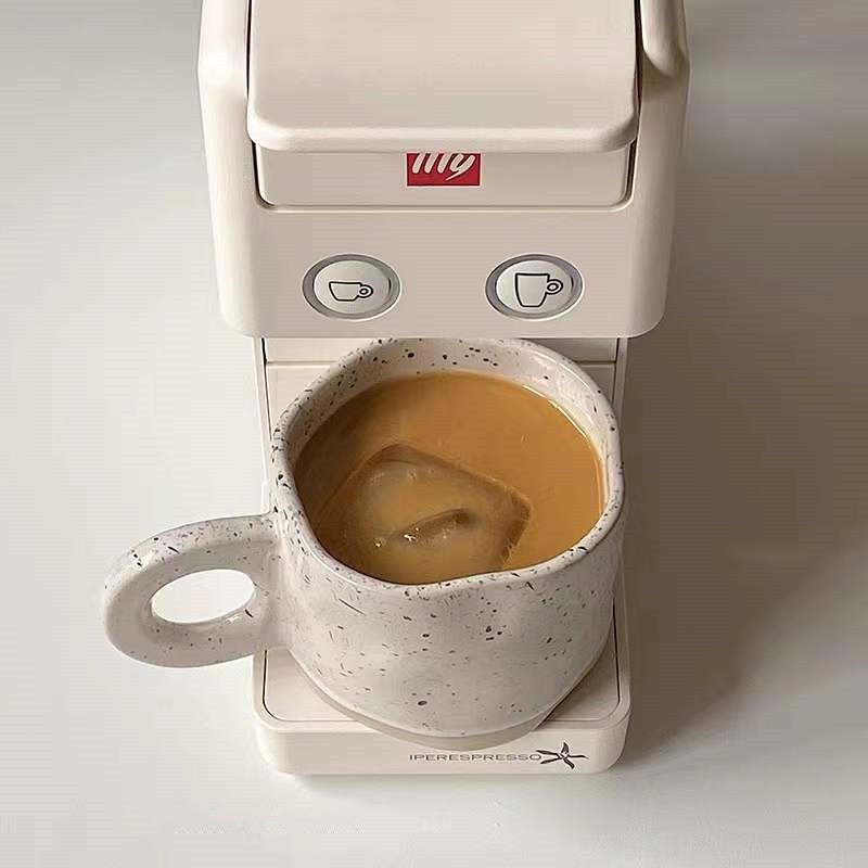 Unique Irregular Splashing Ink Ceramic Mug - Modern Coffee & Breakfast Cup