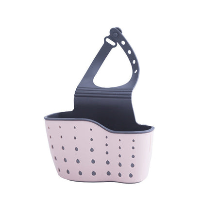 Multifunctional Double-Layer Sink Drying Rack Hanging Storage Basket Kitchen Organizer