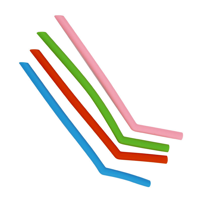 Durable Reusable Silicone Straw for Kids - Portable, Eco-Friendly, Home Use