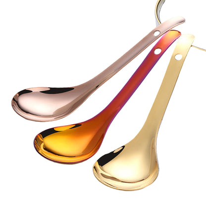 Premium 304 Stainless Steel Large Serving Spoon - Thickened Home/Restaurant Ladle