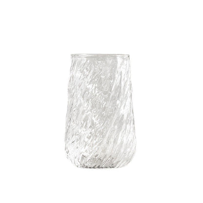 High Quality Large Capacity Spiral Glass Coffee Tea Cup