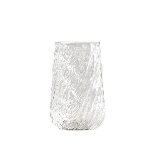 High Quality Large Capacity Spiral Glass Coffee Tea Cup