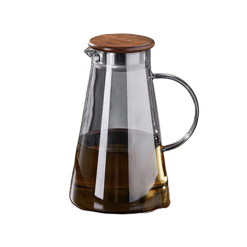 Elegant High Borosilicate Glass Teapot & Cup Set for Modern Home Use