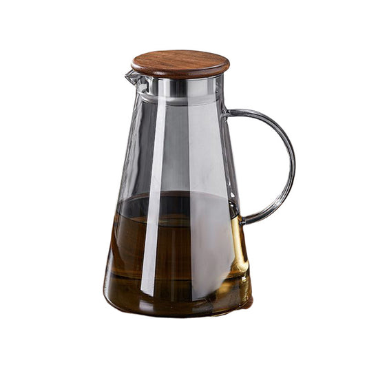 Elegant High Borosilicate Glass Teapot & Cup Set for Modern Home Use