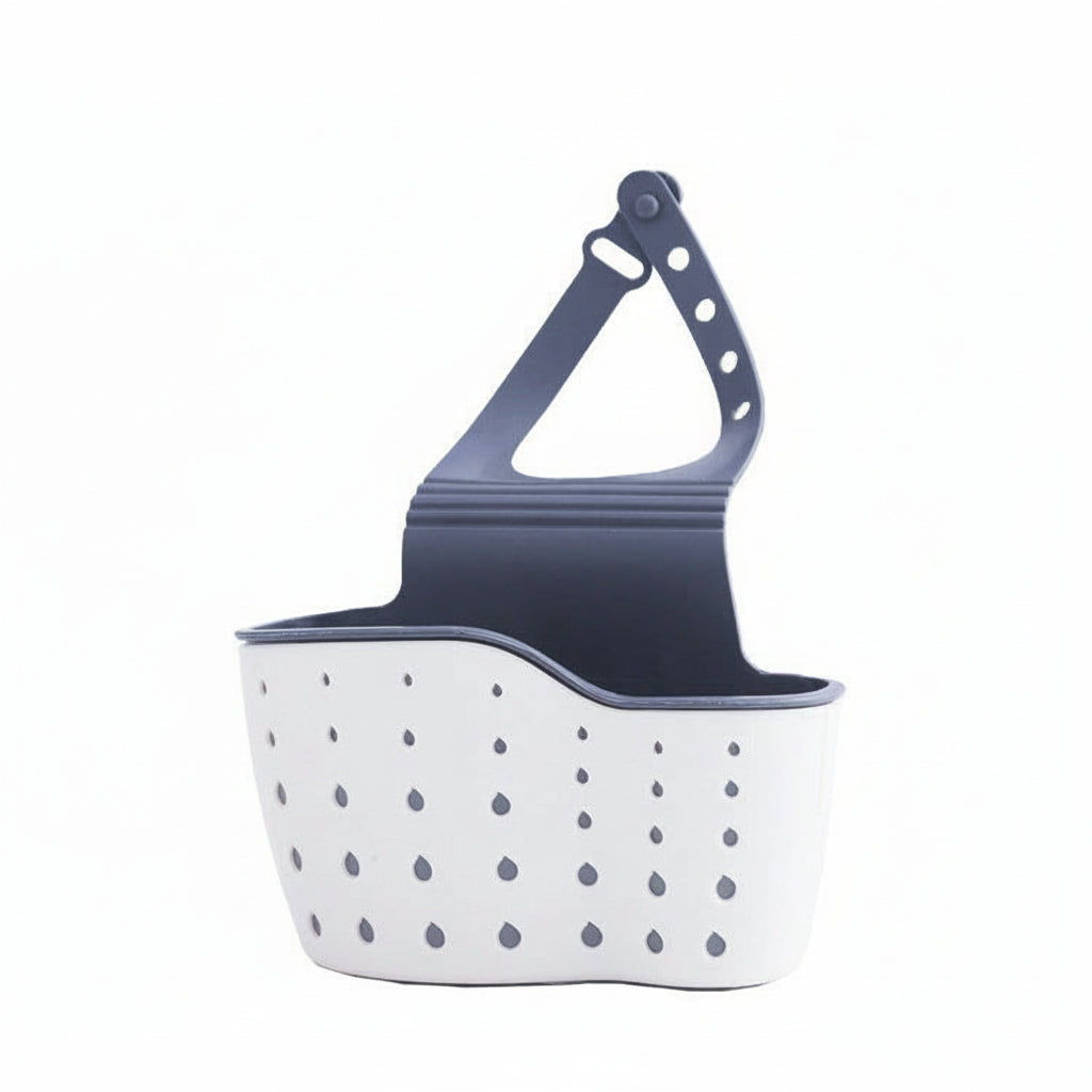 Multifunctional Double-Layer Sink Drying Rack Hanging Storage Basket Kitchen Organizer
