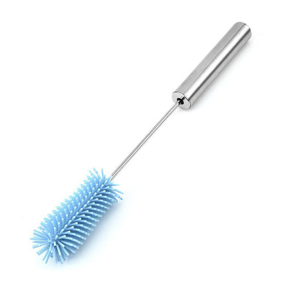 Automatic Press-Type Rotary Bottle & Glass Cleaning Brush for Home Use