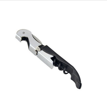 Stainless Steel Waiter Corkscrew Folding Wine Bottle Opener with Foil Cutter